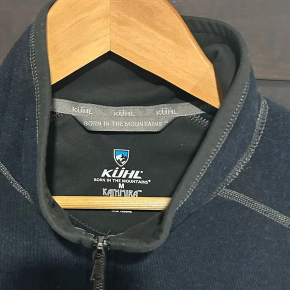 Kuhl Size Medium Men's Revel 1/4 Zip Pullover Sweater - Picture 3 of 4